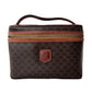 CELINE Monogram Canvas Vanity Bag Brown