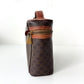 CELINE Monogram Canvas Vanity Bag Brown