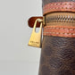 CELINE Monogram Canvas Vanity Bag Brown
