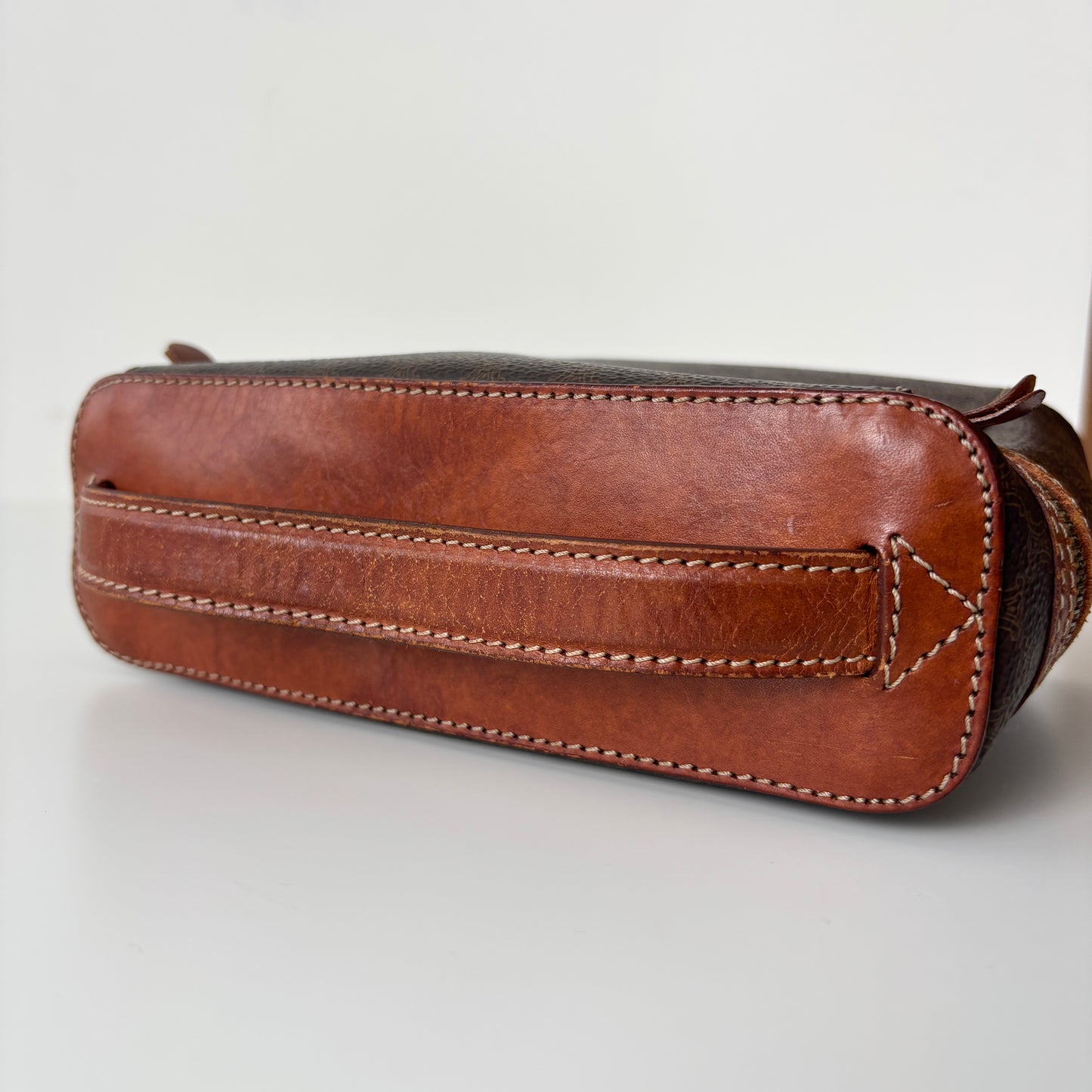 CELINE Monogram Canvas Vanity Bag Brown