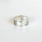 GUCCI "G" Silver Cutout Band Ring