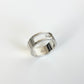 GUCCI "G" Silver Cutout Band Ring