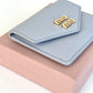 MIU MIU Leather Card Holder Blue