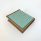 FENDI Zucchino Canvas Coin Purse Aqua