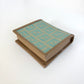 FENDI Zucchino Canvas Coin Purse Aqua