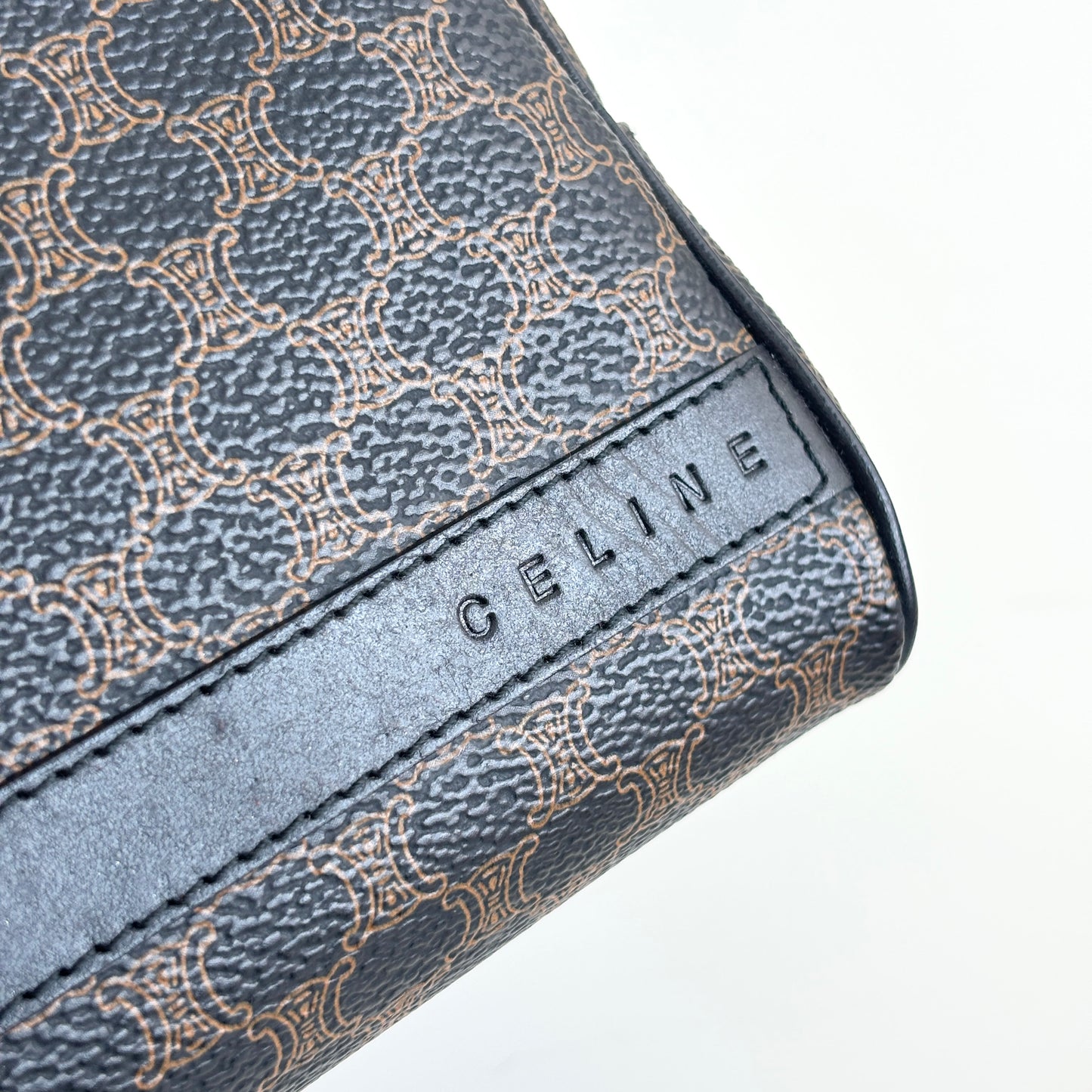 CELINE Macadam Canvas Pouch
