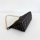 FENDI Zucca Canvas Pouch with Chain
