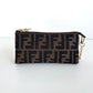 FENDI Zucca Canvas Mini Pouch with Chain