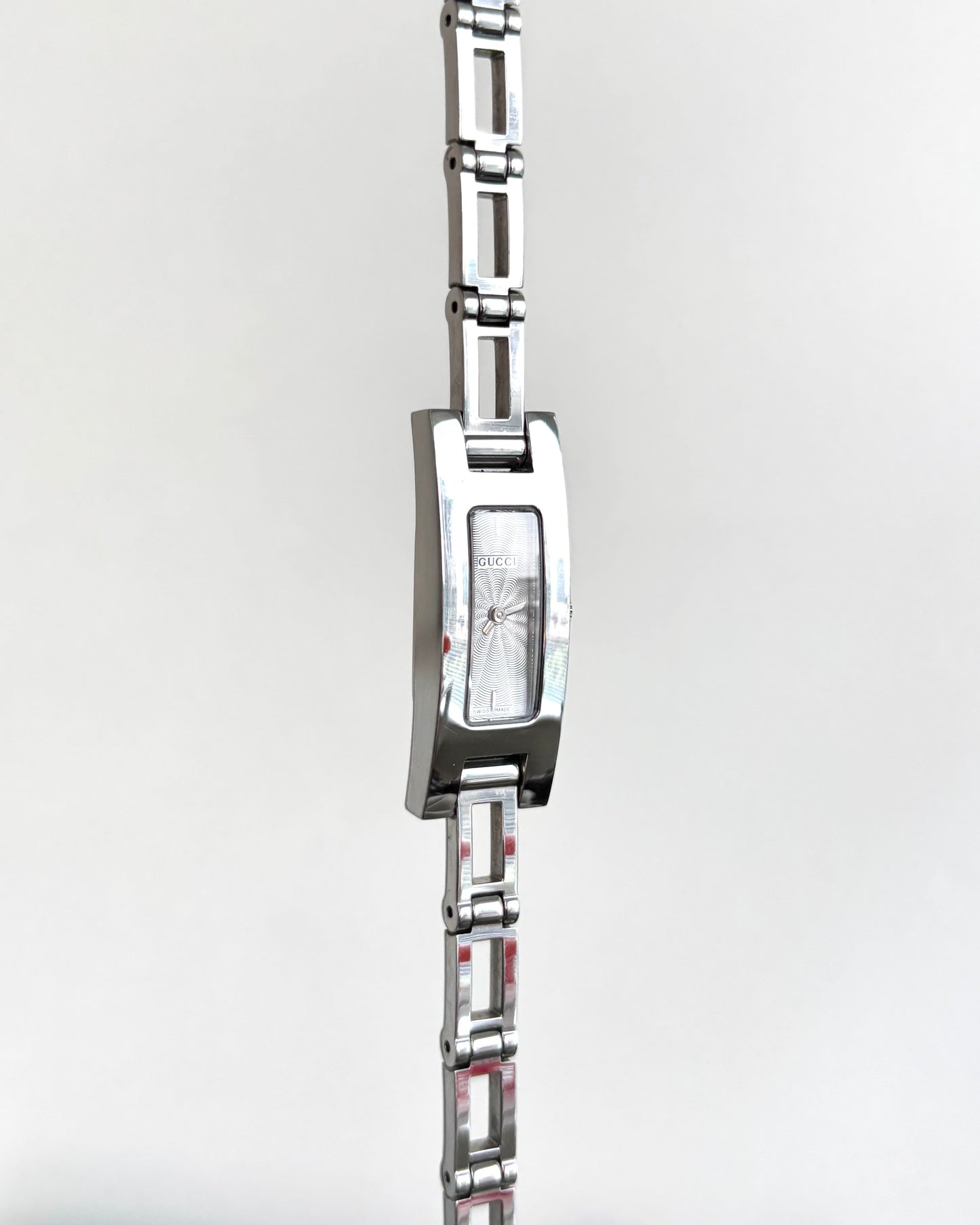 GUCCI 3900L Steel Watch Silver