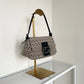 FENDI Zucchino Mini Baguette Bag
