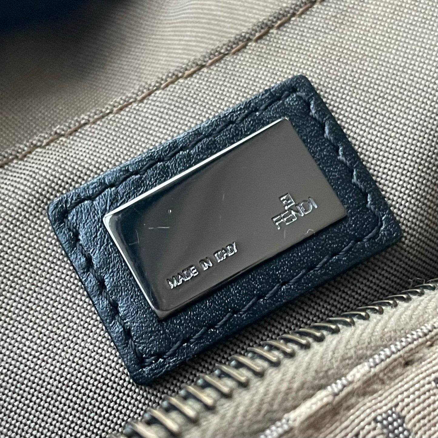 FENDI Zucchino Shoulder Bag