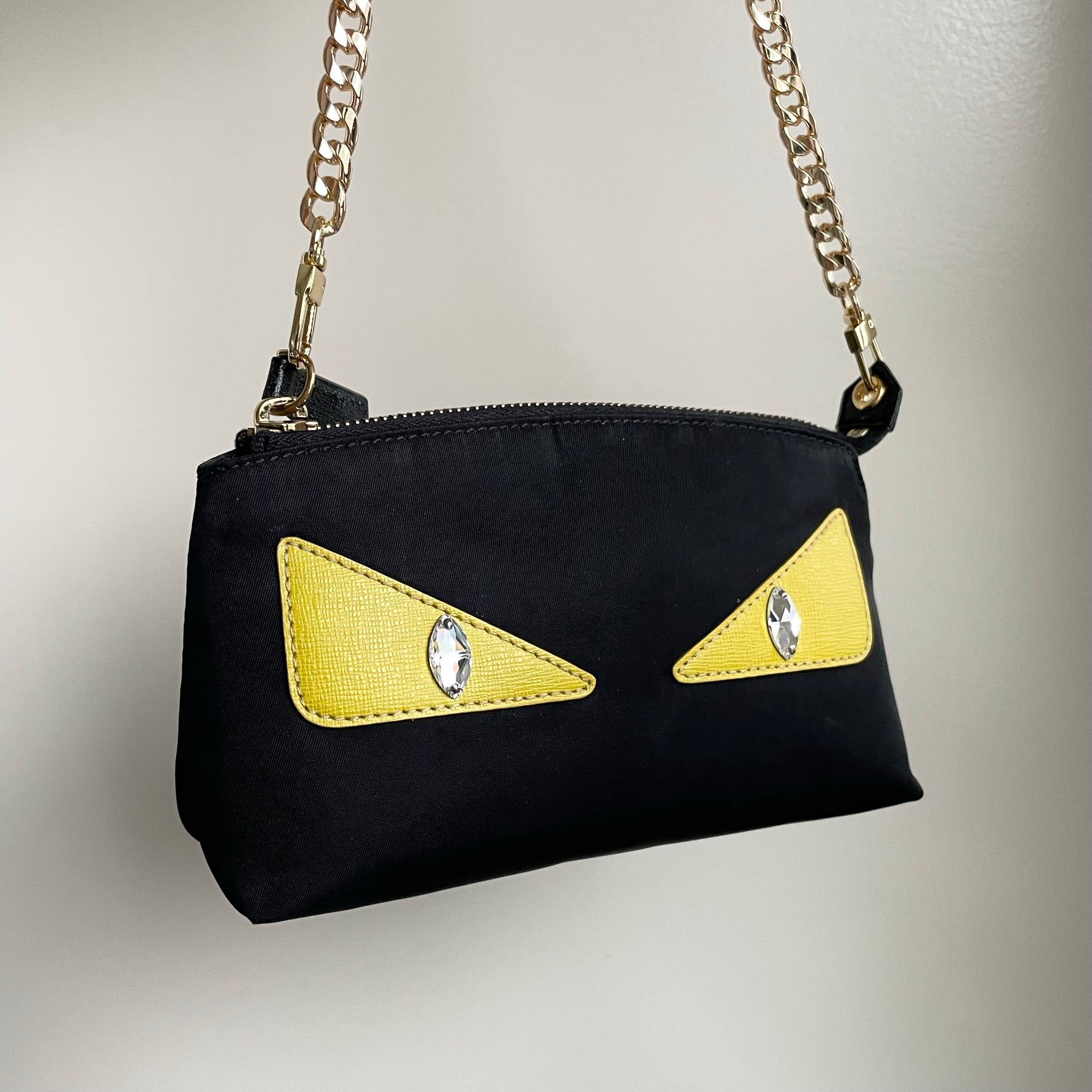 FENDI Monster Pouch with Chain