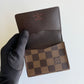 LOUIS VUITTON Card Wallet Damier Ebene