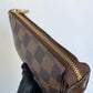 LOUIS VUITTON Mini Pochette Accessoires Damier Ebene