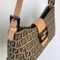 FENDI Zucchino Mini Croissant Baguette Bag