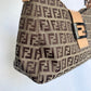 FENDI Zucchino Mini Croissant Baguette Bag