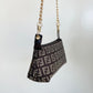 FENDI Zucchino Pouch with Chain