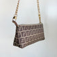 FENDI Zucchino Pouch with Chain