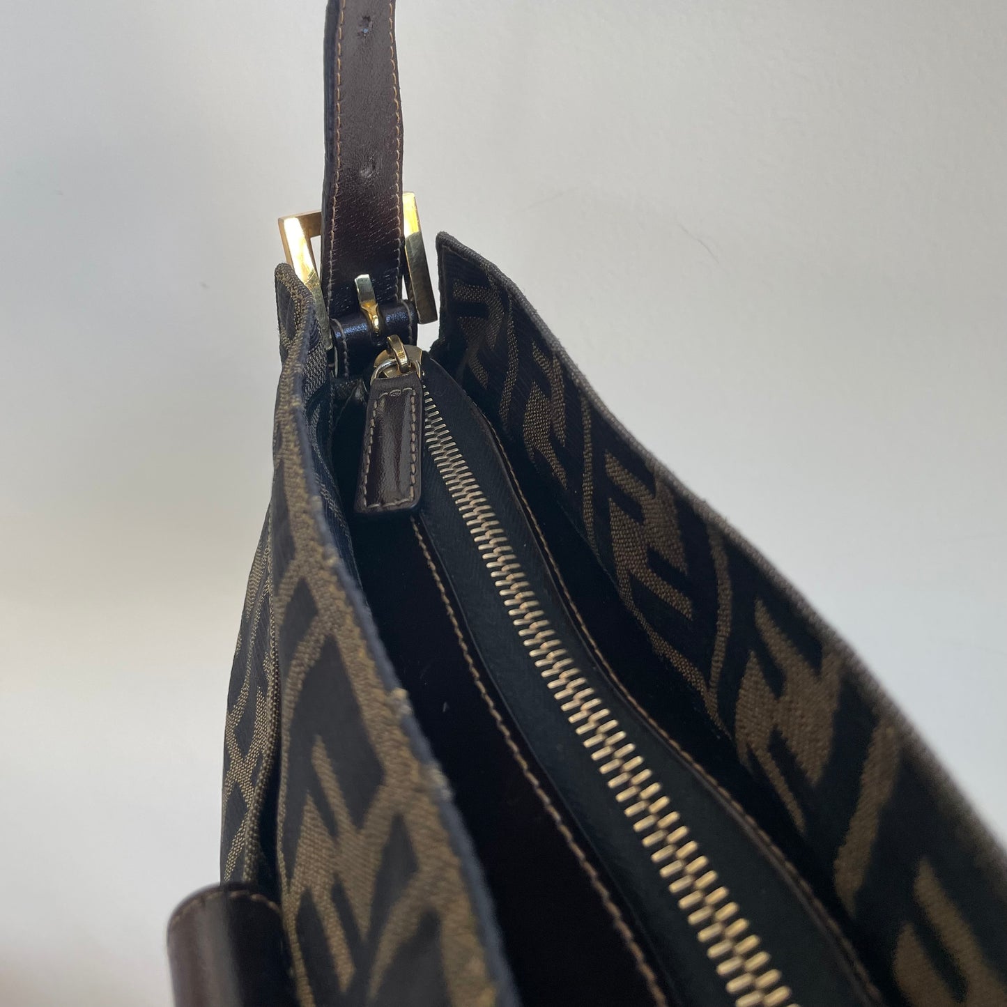 Fendi Zucca Baguette Bag - Comptoir Vintage