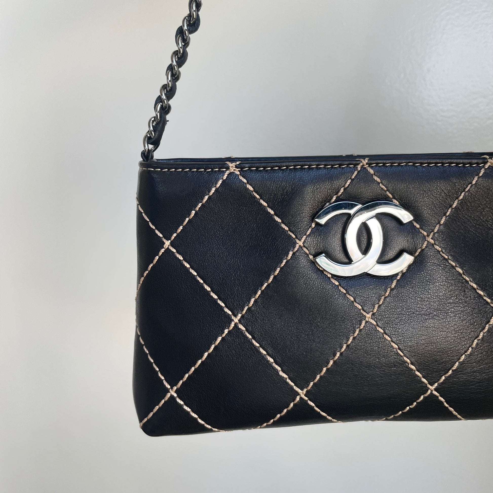 Shop authentic Chanel Quilted Surpique Bag at revogue for just USD