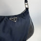 PRADA Tessuto Nylon & Leather Shoulder Bag