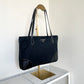 PRADA Nylon Leather Tote Bag