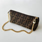 FENDI Zucca Pouch with Chain