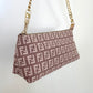 FENDI Zucchino Pouch with Chain