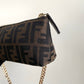 FENDI Zucca Pouch with Chain